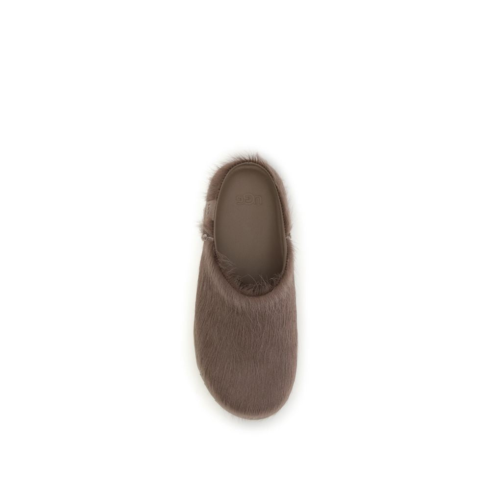 UGG Braune Nubukleder-Clogs – Produktansicht 4 | Arca Lucia