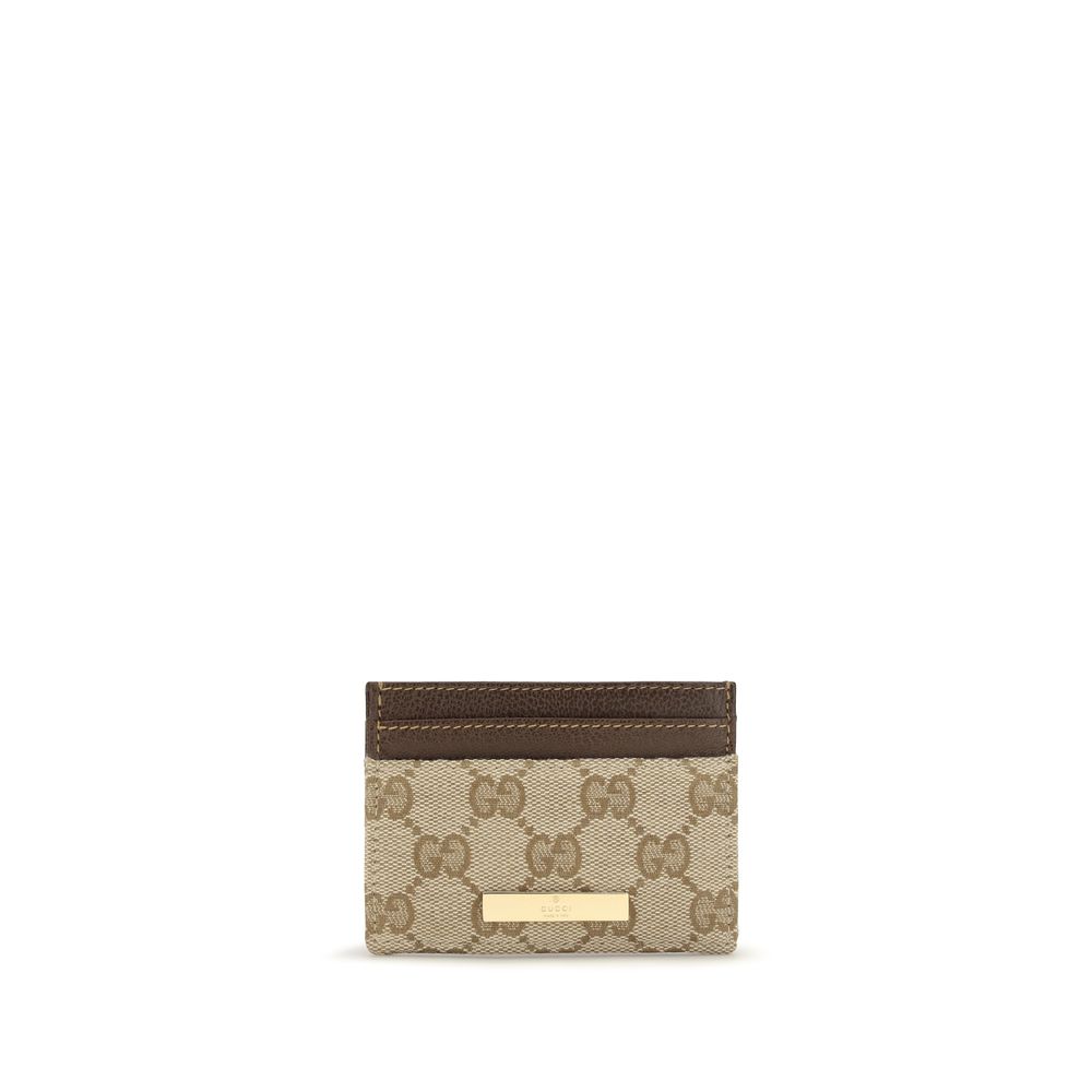 Gucci Geldbörse aus Leder in Beige