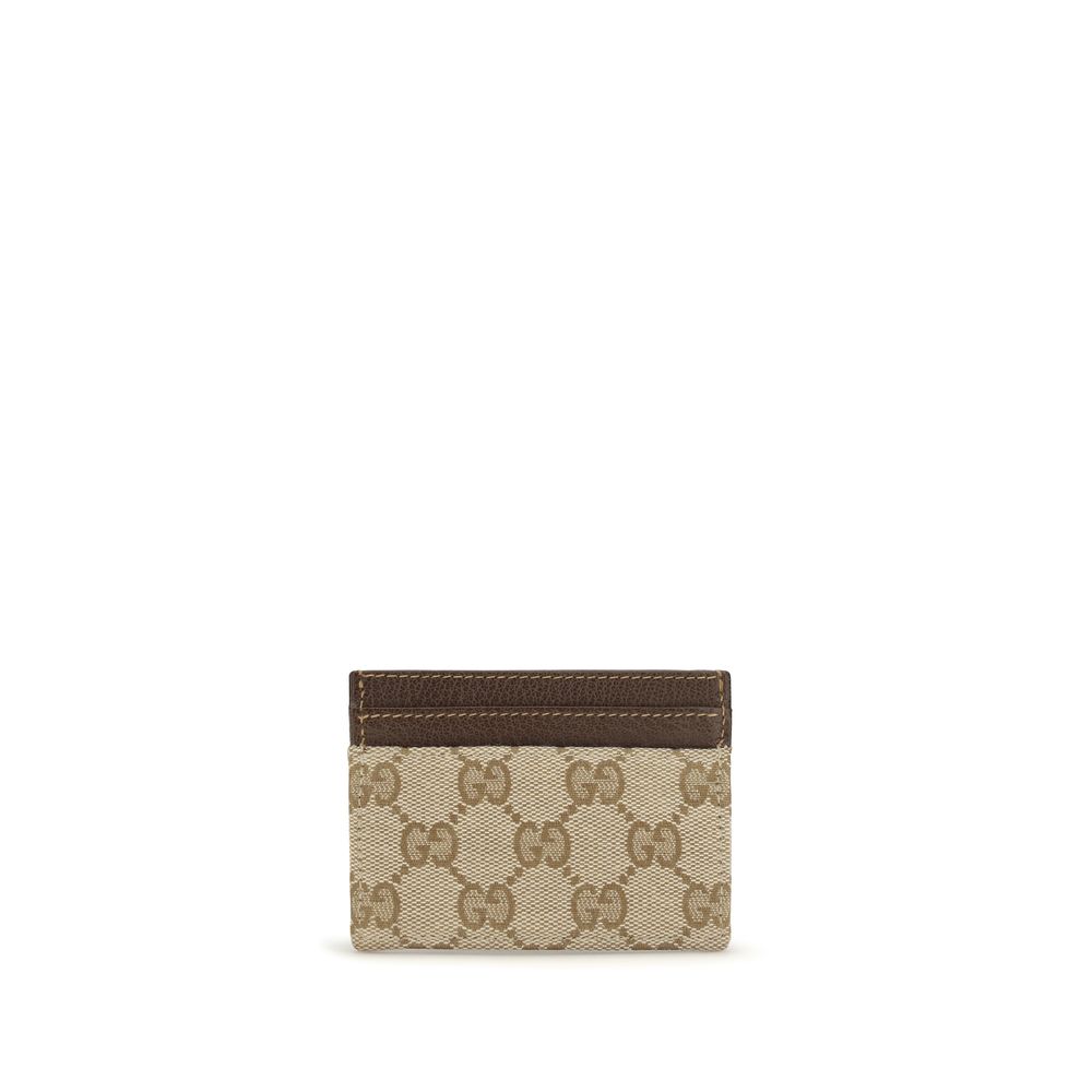 Gucci Geldbörse aus Leder in Beige