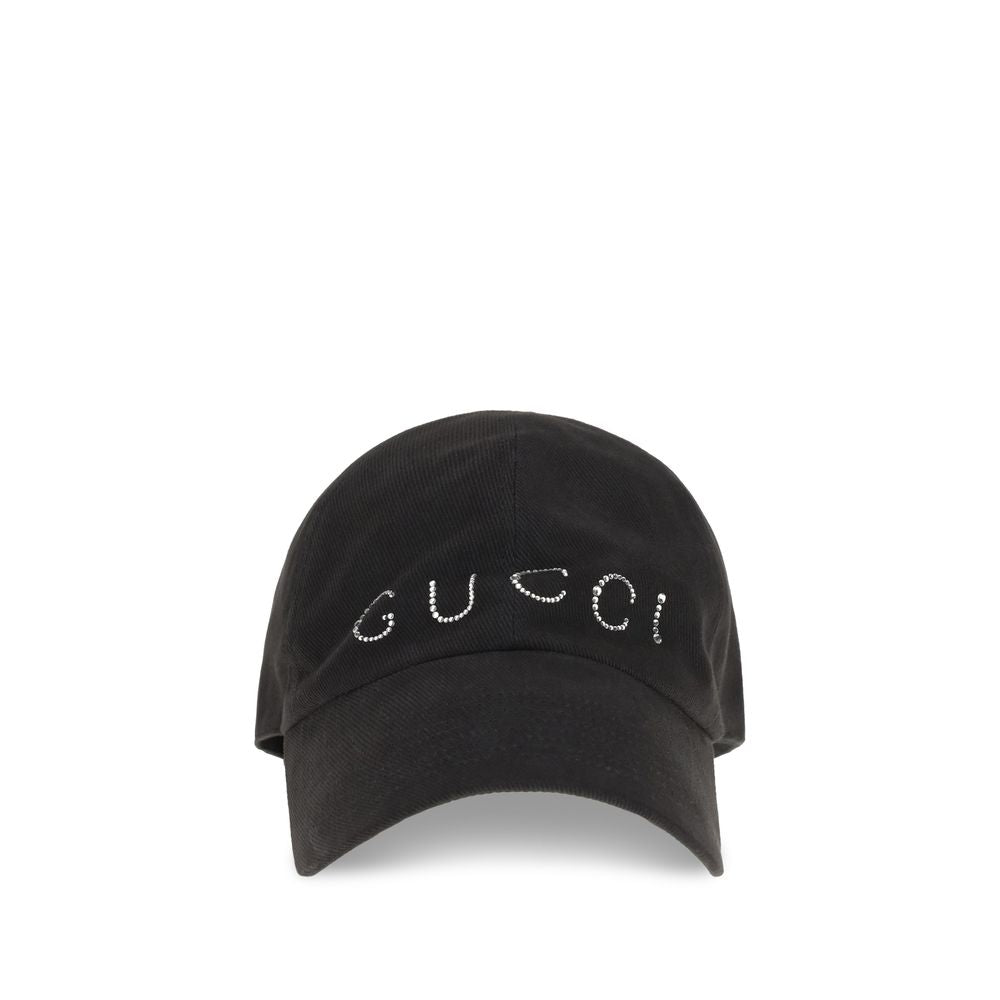 Gucci Black Cottonkappe (Baseball Cap)