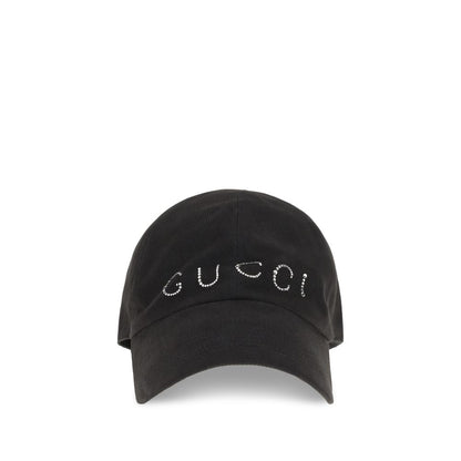 Gucci Black Cottonkappe (Baseball Cap)