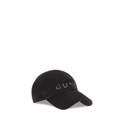 Gucci Black Cottonkappe (Baseball Cap)