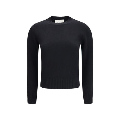 Ami Paris Sweater in Wool in Black