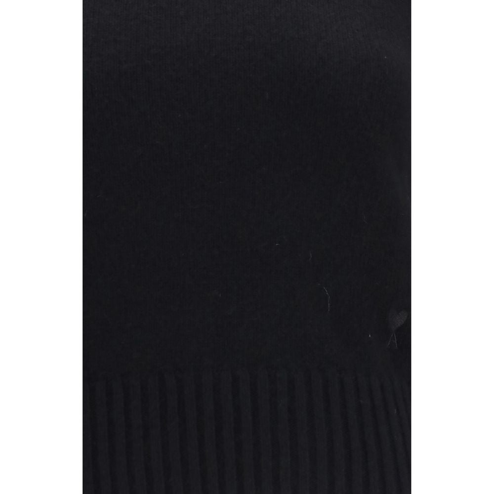 Ami Paris Sweater in Wool in Black