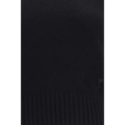 Ami Paris Sweater in Wool in Black