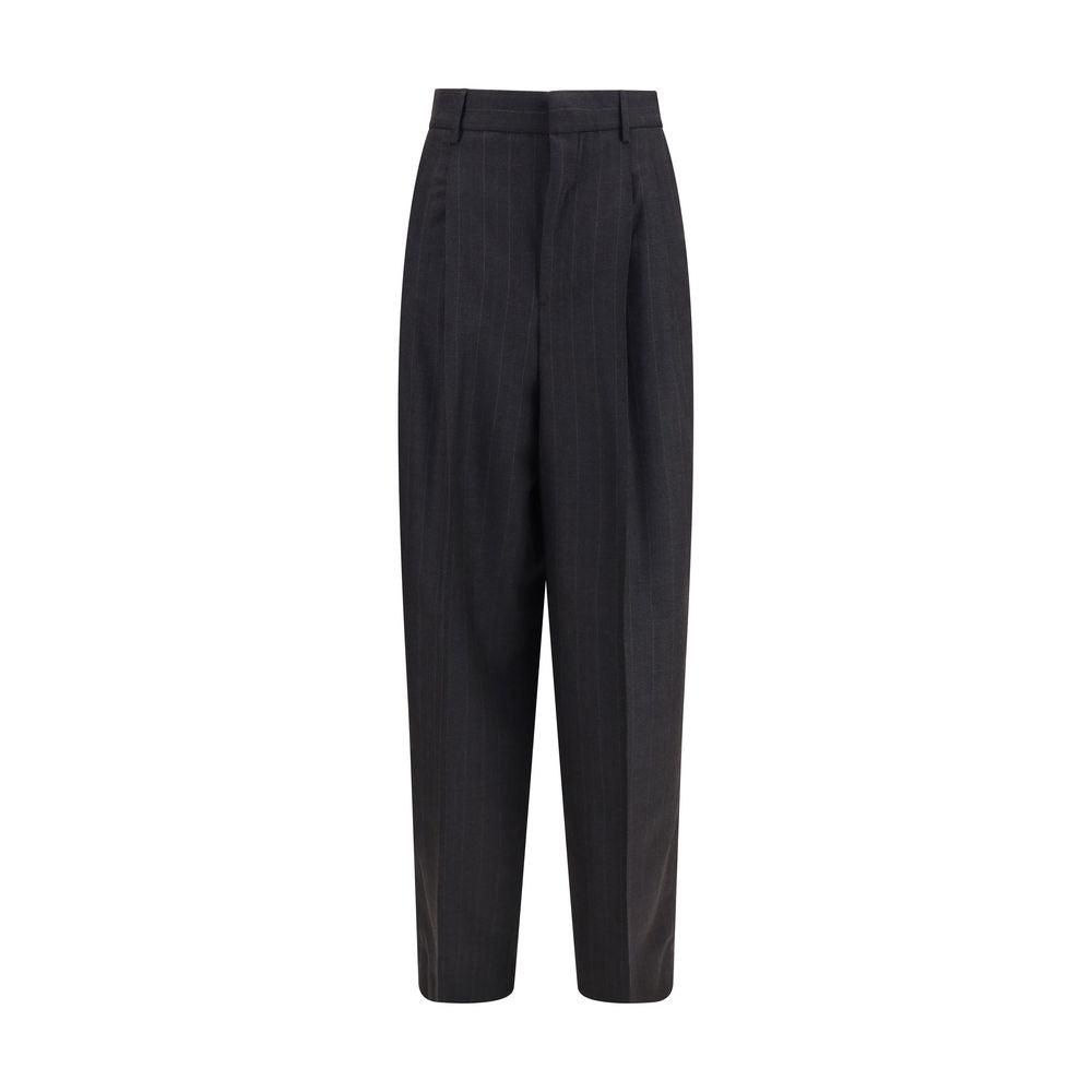 Ami Paris Schwarze Wollhose