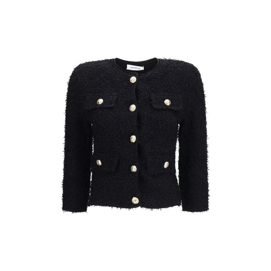Balmain nero viscosa-Blazergiacca