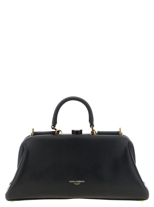 Dolce & Gabbana nero pelle di agnello-borsa a spalla