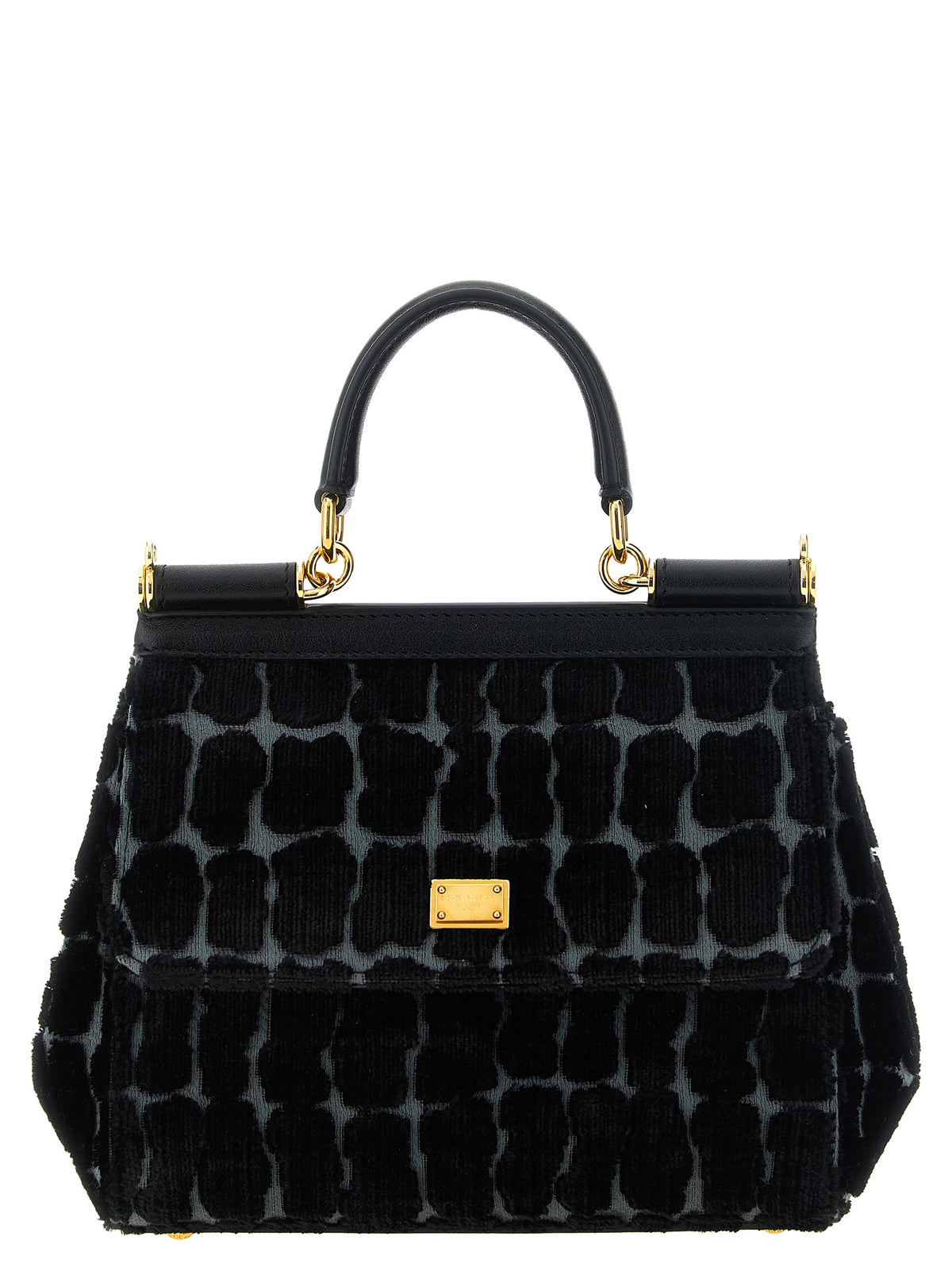 Dolce & Gabbana nero cotone-borsa a mano
