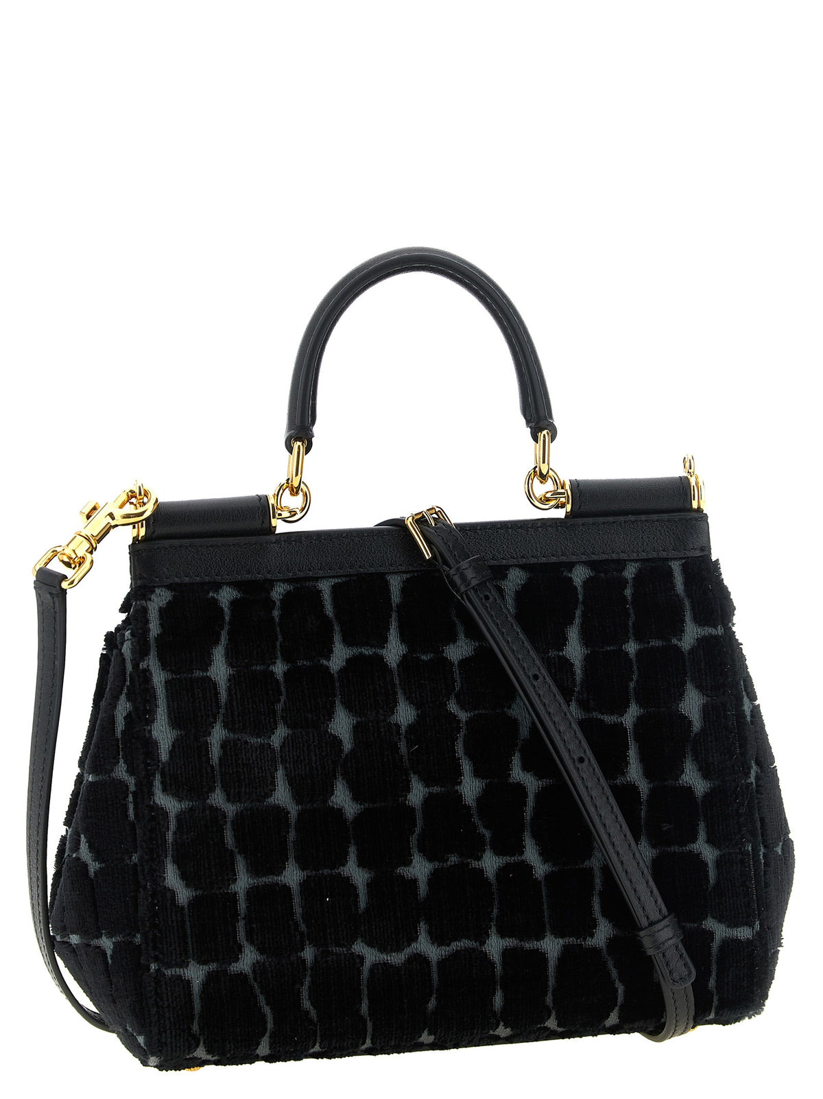 Dolce & Gabbana nero cotone-borsa a mano