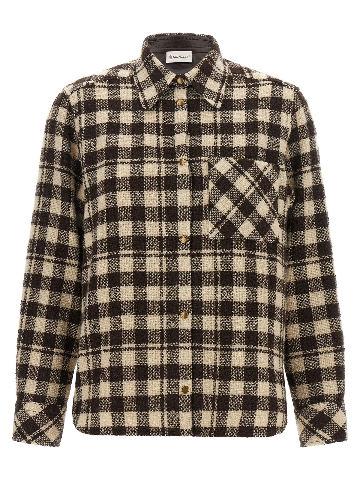 Moncler Braune Wollbluse