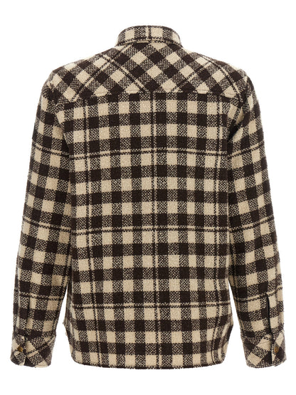 Moncler Braune Wollbluse