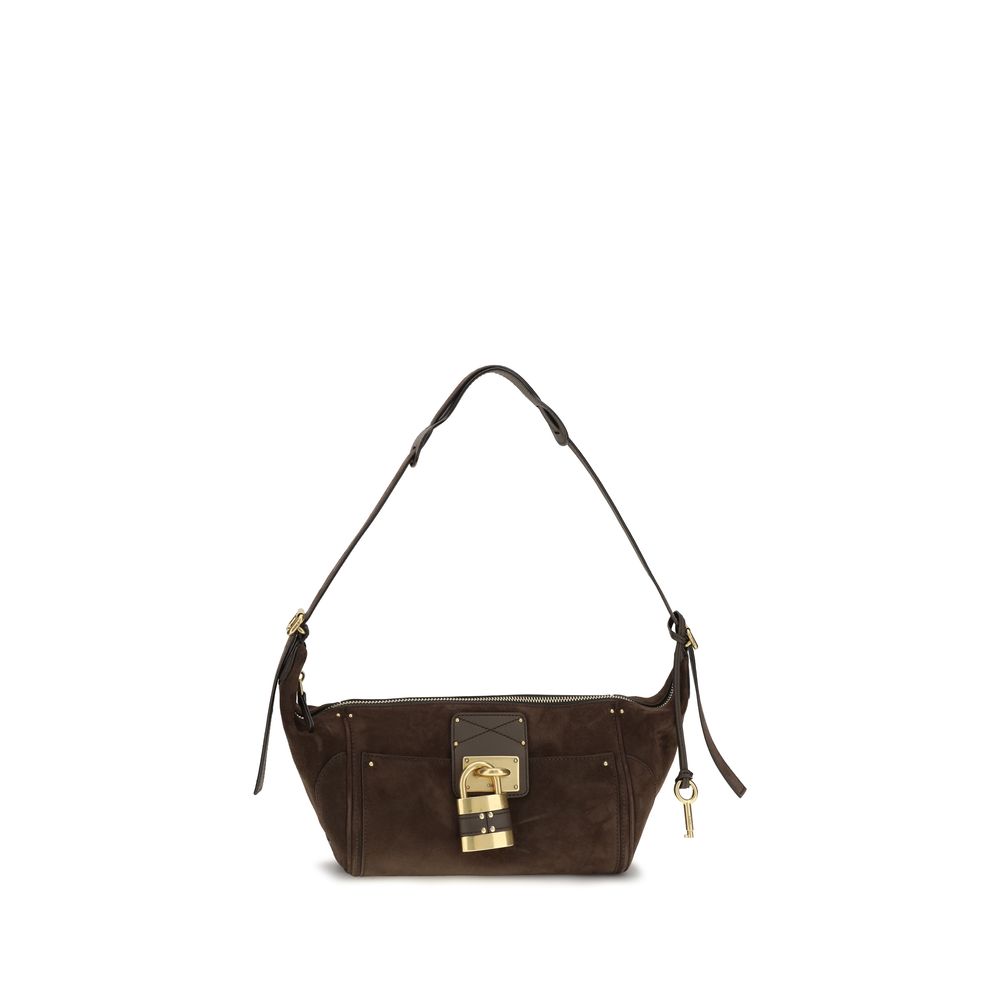 Chloé Braune Kalbsleder-Schultertasche