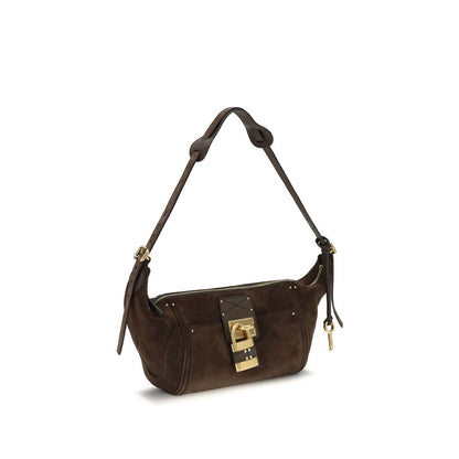 Chloé Braune Kalbsleder-Schultertasche