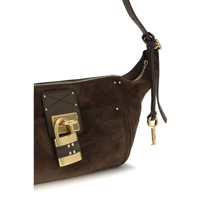 Chloé Braune Kalbsleder-Schultertasche