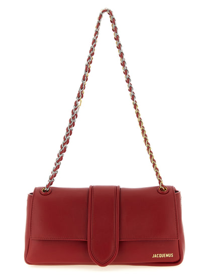 Jacquemus Rote Lammleder-Schultertasche