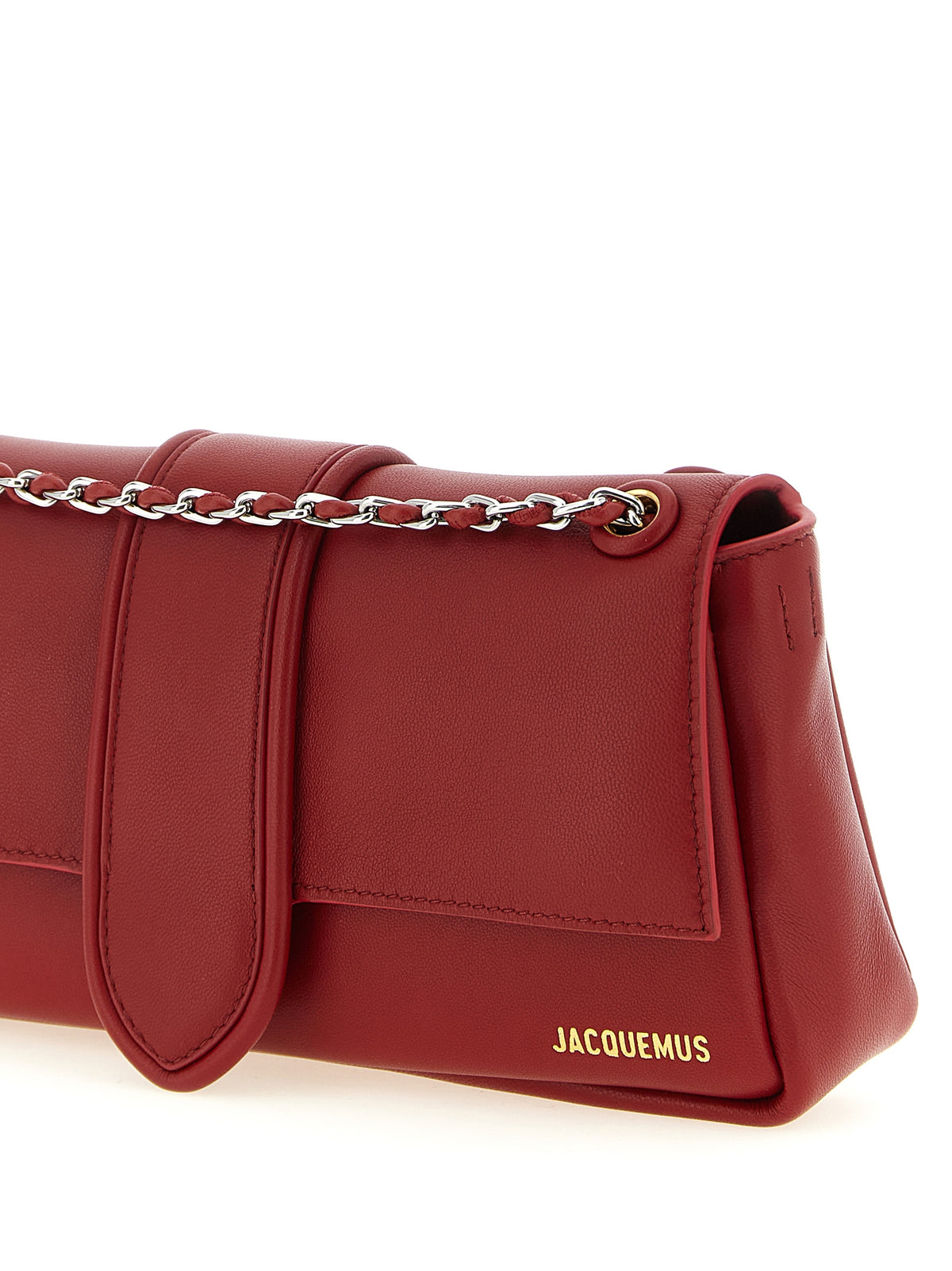 Jacquemus Rote Lammleder-Schultertasche