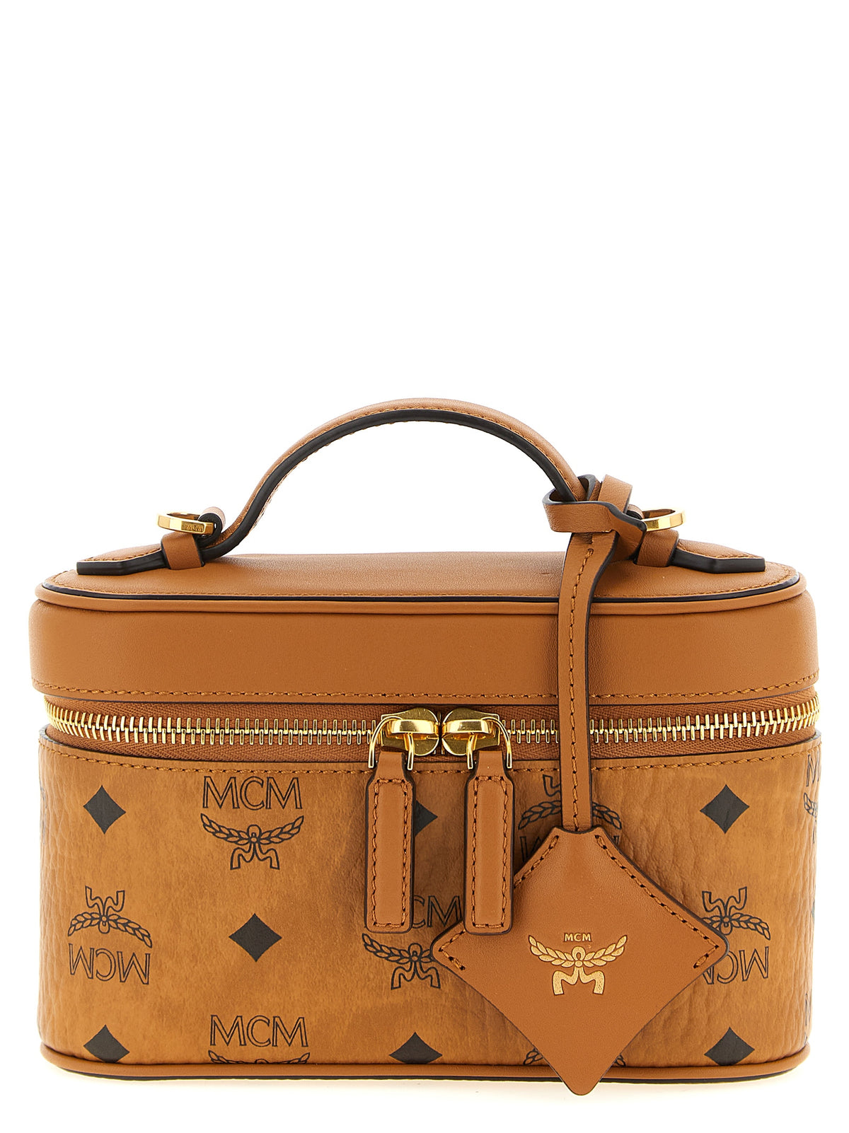 MCM Borsa Aren Vanity Case Marrone