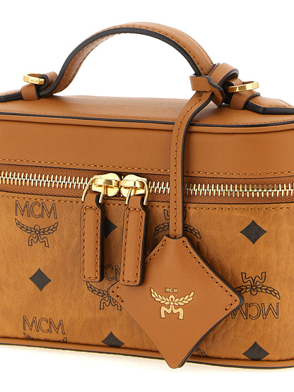 MCM Borsa Aren Vanity Case Marrone