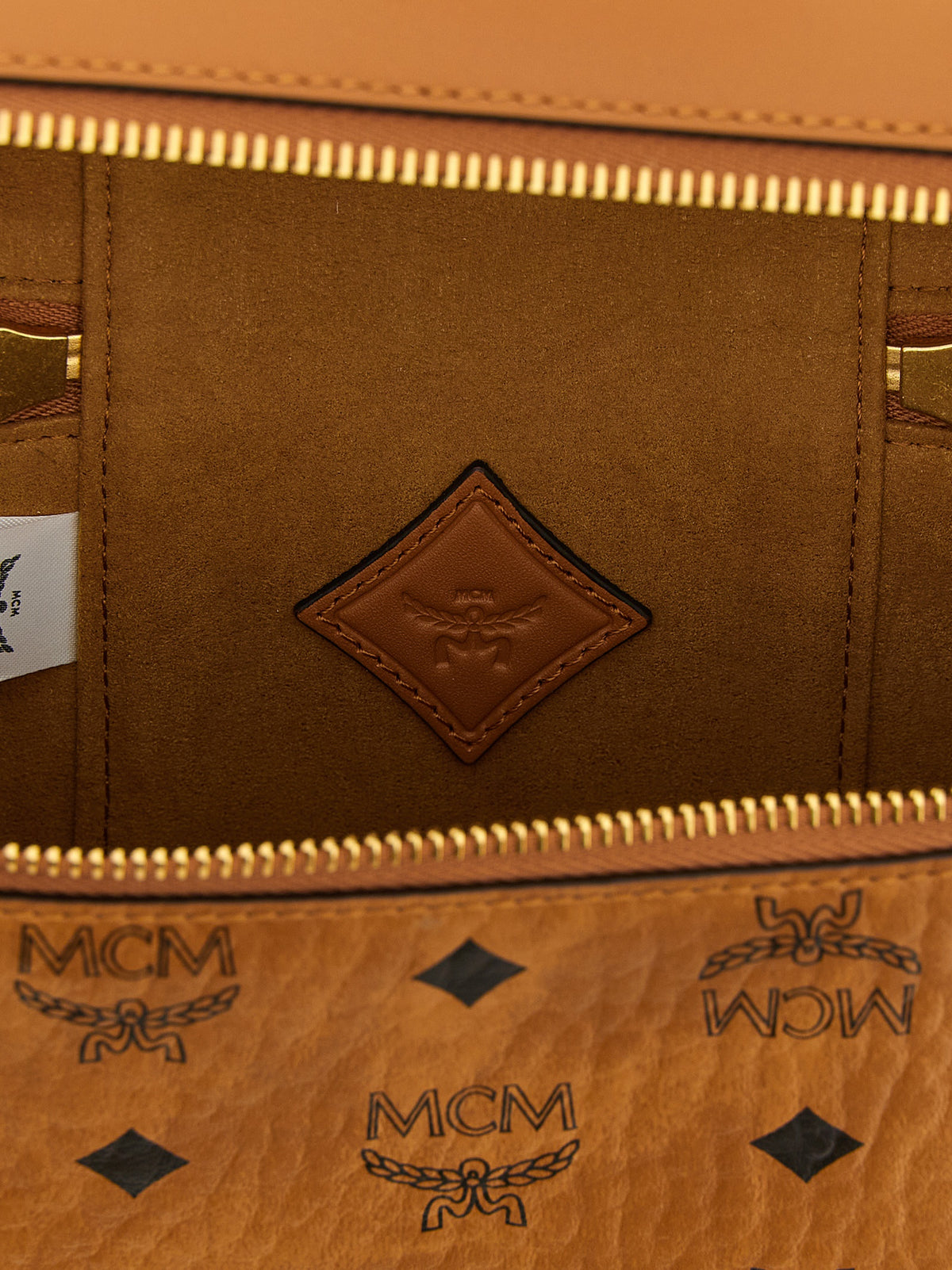 MCM Borsa Aren Vanity Case Marrone