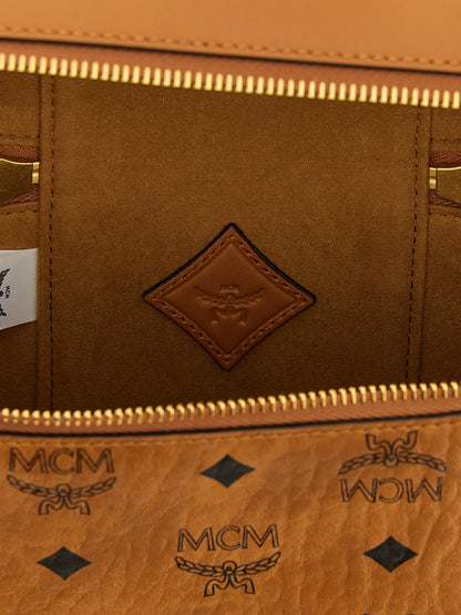 MCM Borsa Aren Vanity Case Marrone