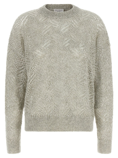 Brunello Cucinelli grigior cardigan in poliammide
