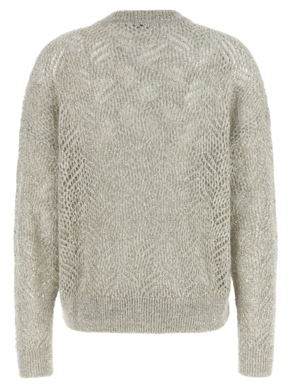 Brunello Cucinelli grigior cardigan in poliammide