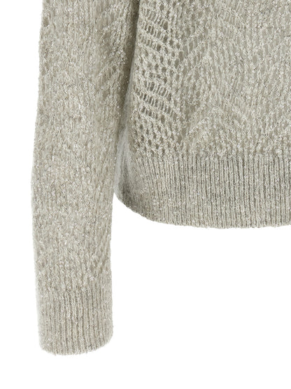 Brunello Cucinelli grigior cardigan in poliammide
