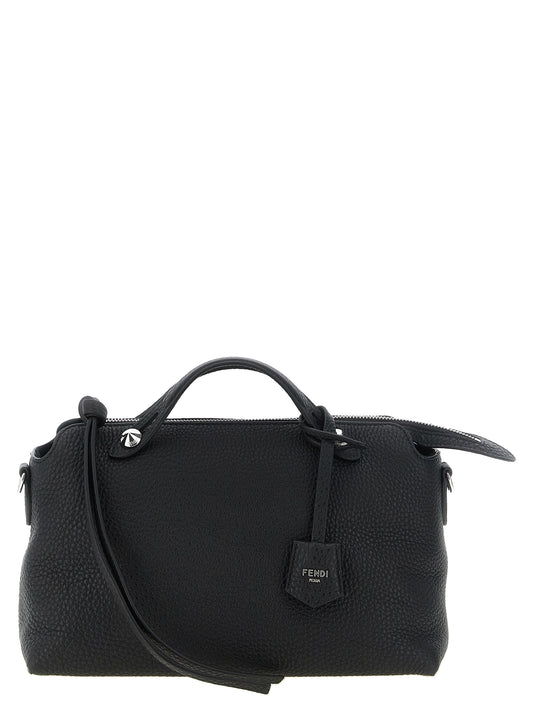 Fendi nero pelle di vitello-borsa a mano