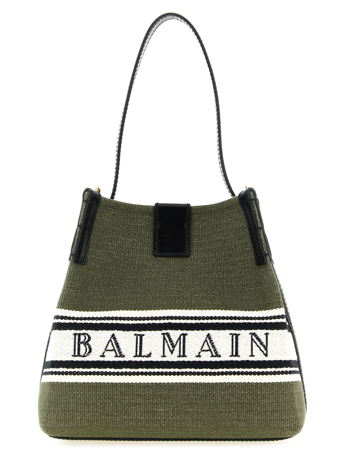 Balmain borsa a spalla in bicolorem Stoff