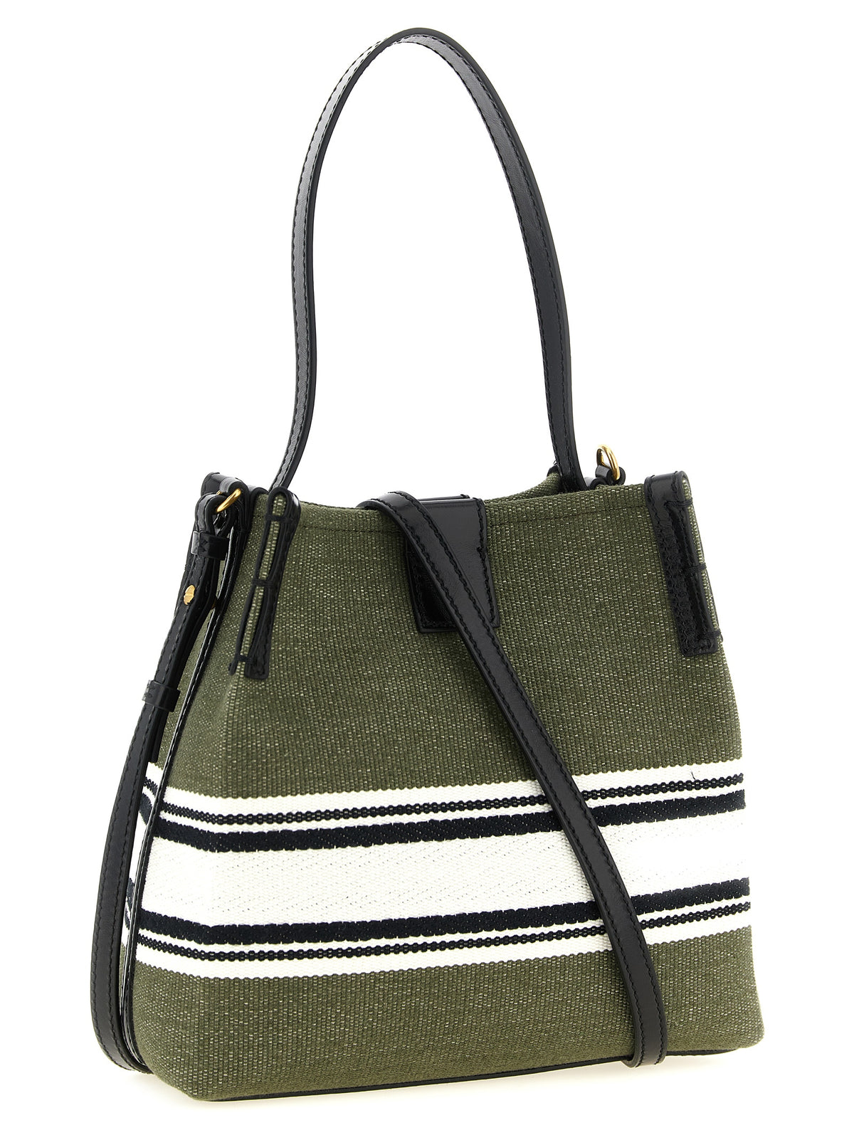 Balmain borsa a spalla in bicolorem Stoff