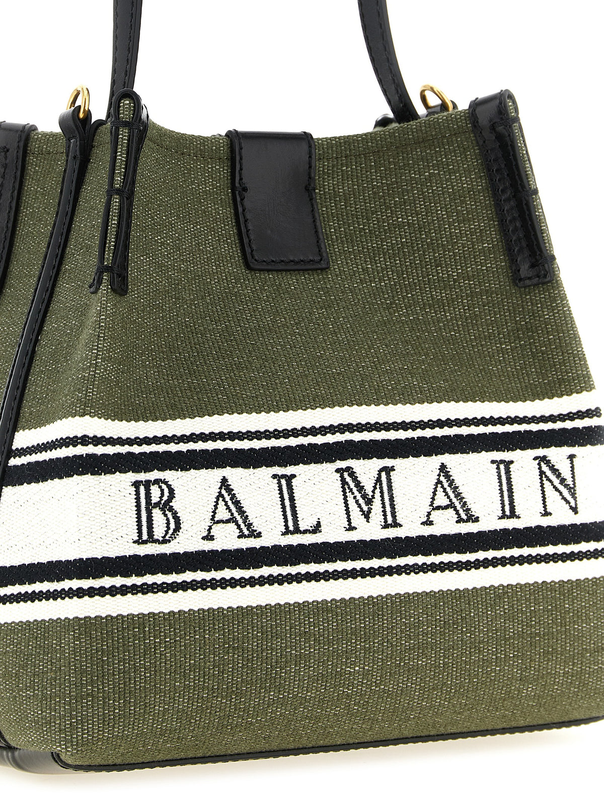 Balmain borsa a spalla in bicolorem Stoff