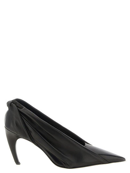Khaite Schwarze Pumps aus Kalbsleder mit hohem Absatz