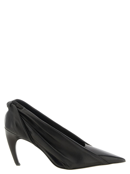 Khaite Schwarze Pumps aus Kalbsleder mit hohem Absatz