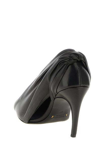 Khaite Schwarze Pumps aus Kalbsleder mit hohem Absatz