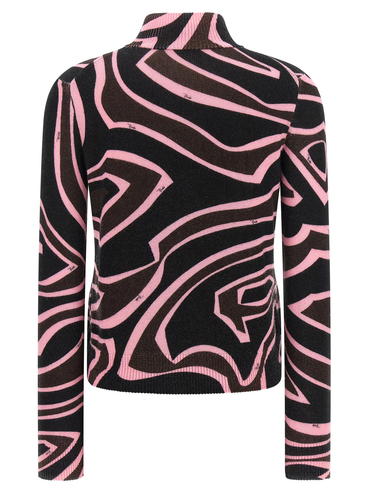 Emilio Pucci Mehrfarbige Wollstrickjacke