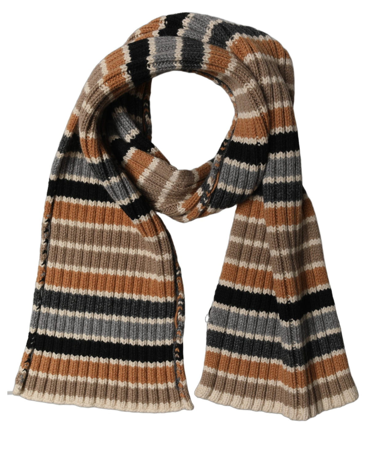 Dolce & Gabbana Mehrfarbiger Rippstrick-Schal