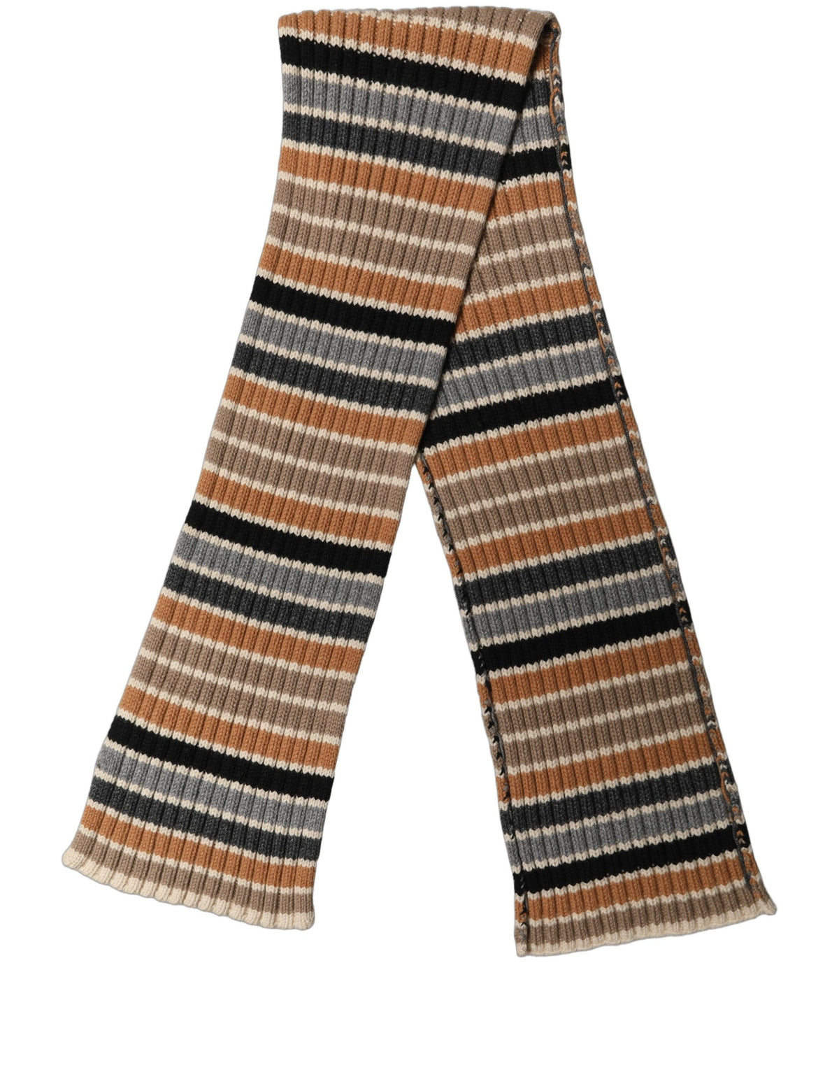 Dolce & Gabbana Mehrfarbiger Rippstrick-Schal