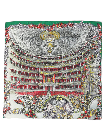 Dolce & Gabbana Multicolor Seiden-Halstuch mit Print