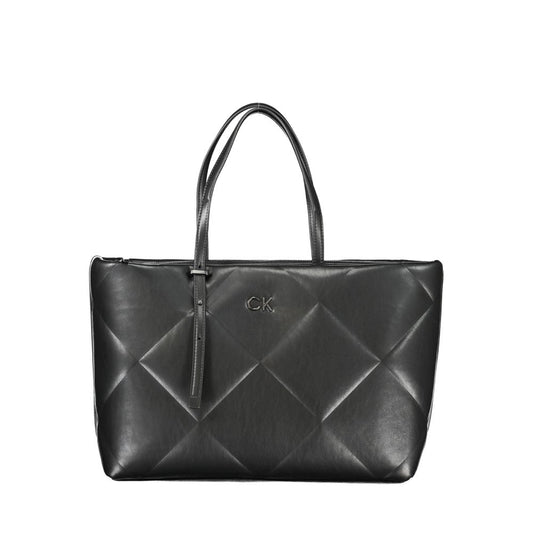 Calvin Klein Schwarze Handtasche aus Polyester