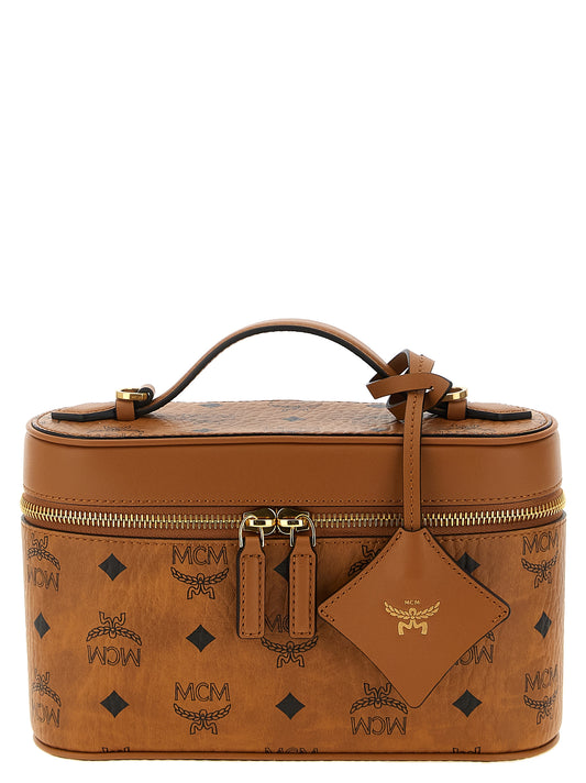 MCM Braune Crossbody-Tasche aus Polyethylen
