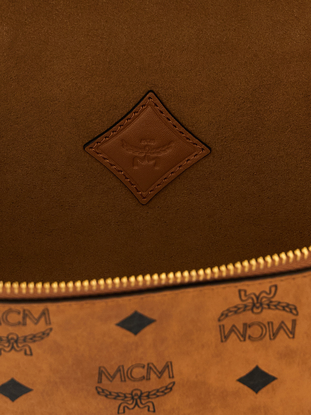 MCM Brown Crossbody-Tasche in Polyethylen