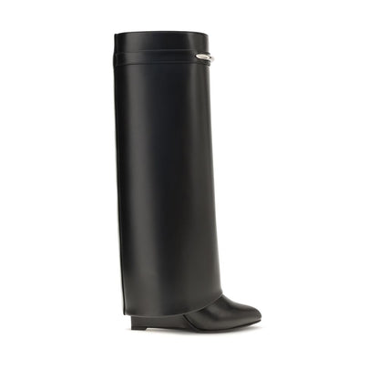 Givenchy Schwarze Kalbsleder-Stiefel