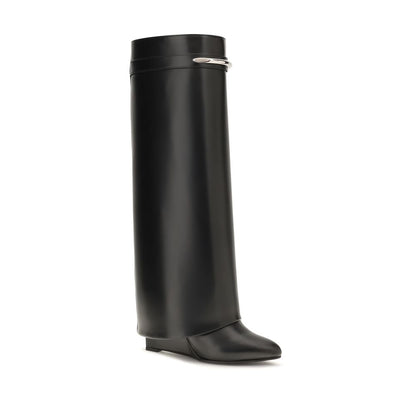 Givenchy Schwarze Kalbsleder-Stiefel