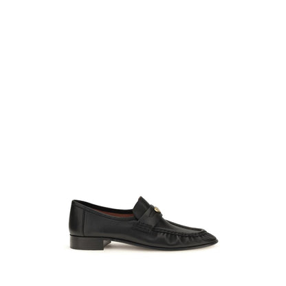 Chloé Black "" Calf Leather Loafer zum Hineinschlüpfen
