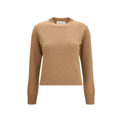 Ami Paris Brauner Wollpullover