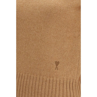 Ami Paris Brauner Wollpullover