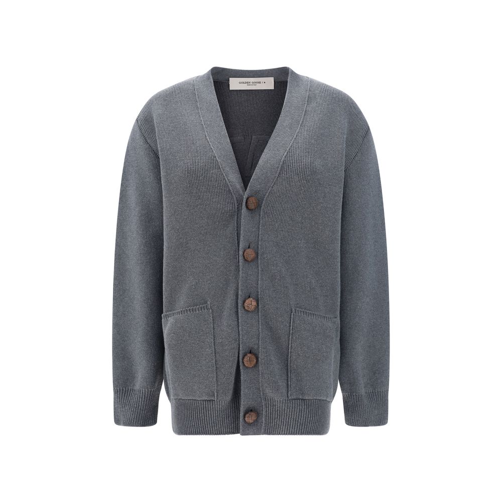 Golden Goose Grey Cotton Cardigan