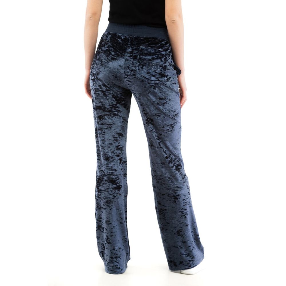 Moschino Blue Casual Trousers in Polyester