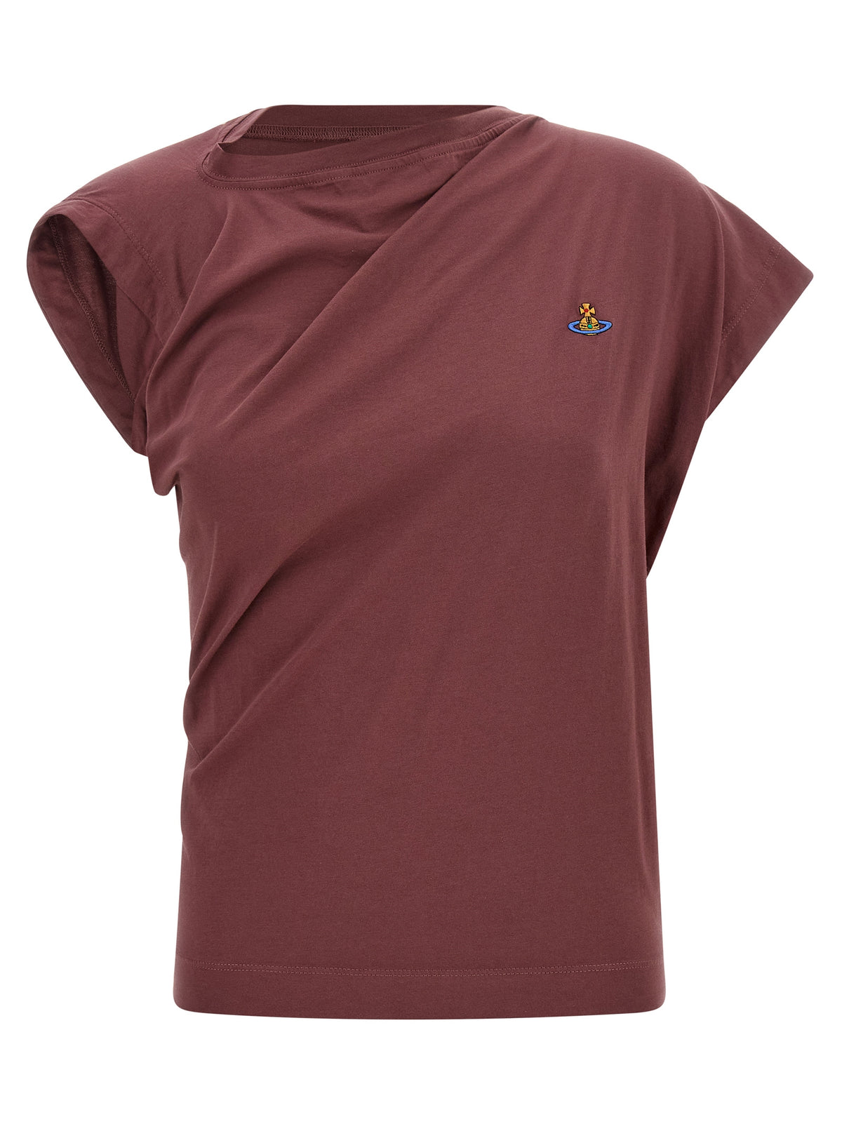 Vivienne Westwood Ärmelloses T-Shirt in Cotton e in Bordeaux